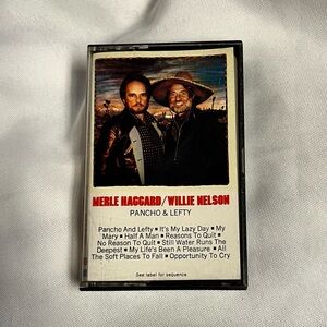 Merle Haggard/Willie Nelson Cassette Tape